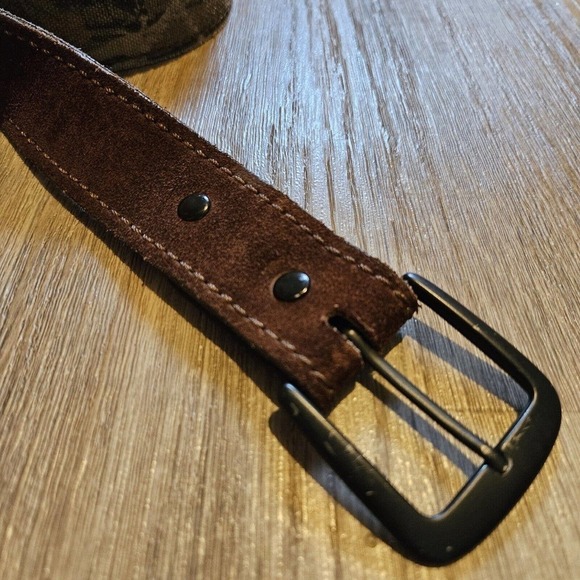 AA&E Leathercraft Mens Camo Belt Full Grain Cowhide Size 34 - Picture 2 of 13